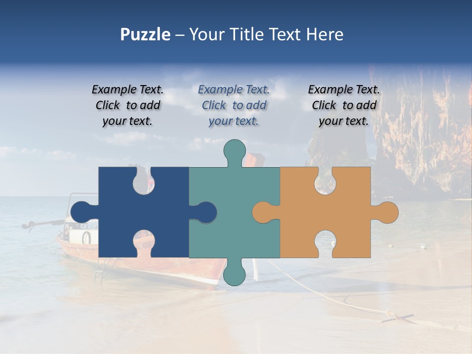 Thailand Coastline Vacations PowerPoint Template