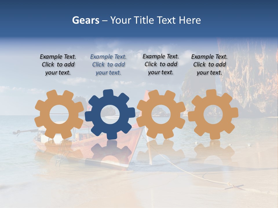 Thailand Coastline Vacations PowerPoint Template