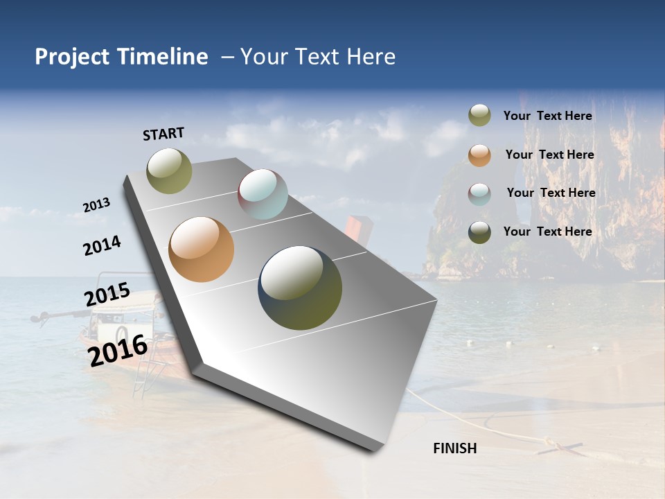 Thailand Coastline Vacations PowerPoint Template
