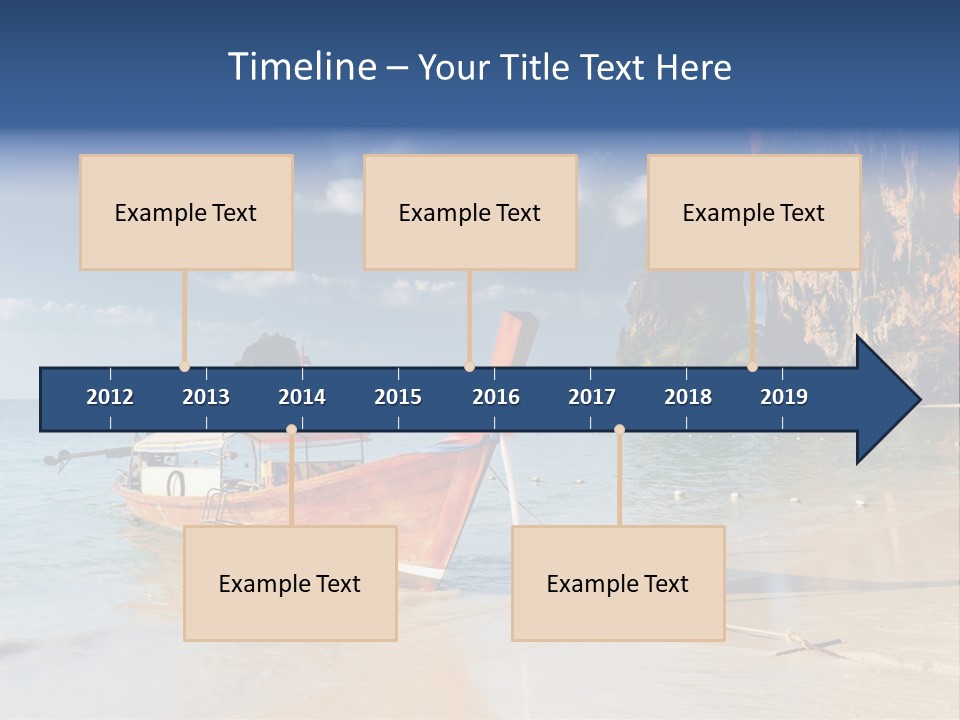 Thailand Coastline Vacations PowerPoint Template