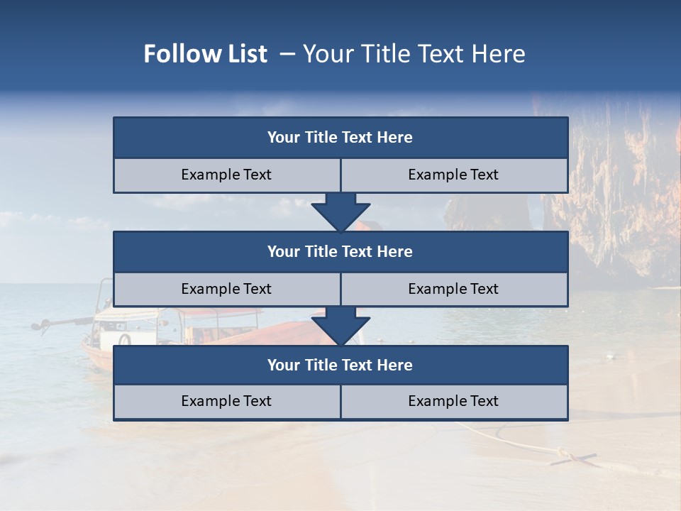Thailand Coastline Vacations PowerPoint Template