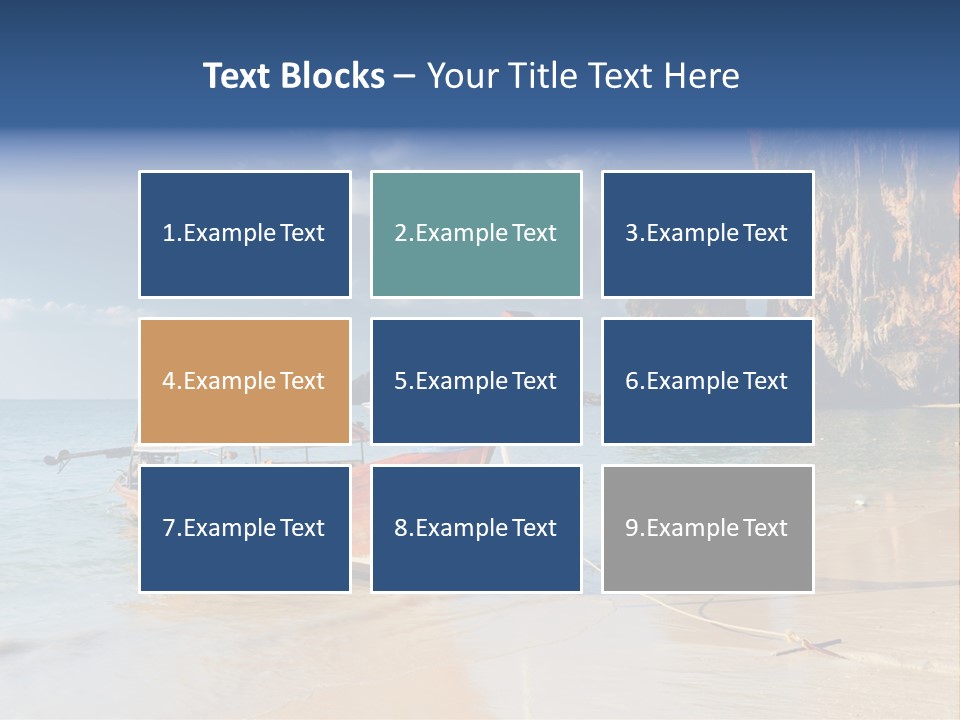 Thailand Coastline Vacations PowerPoint Template