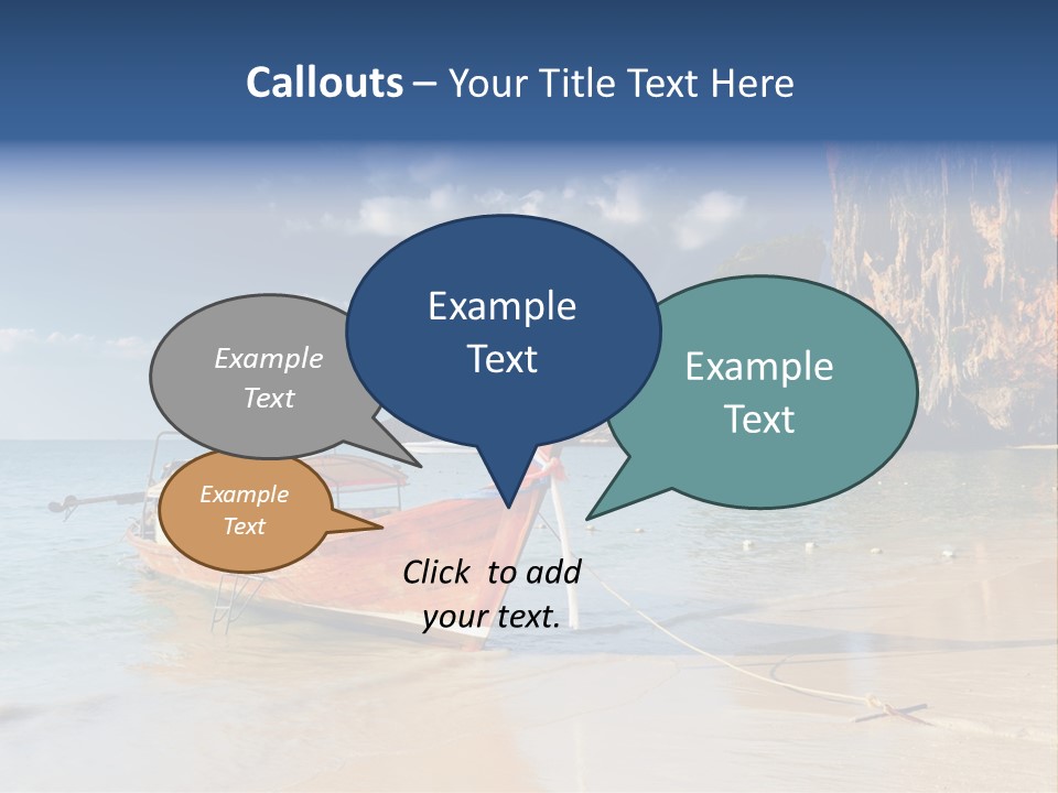 Thailand Coastline Vacations PowerPoint Template