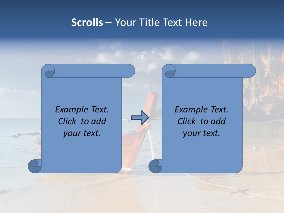 Thailand Coastline Vacations PowerPoint Template