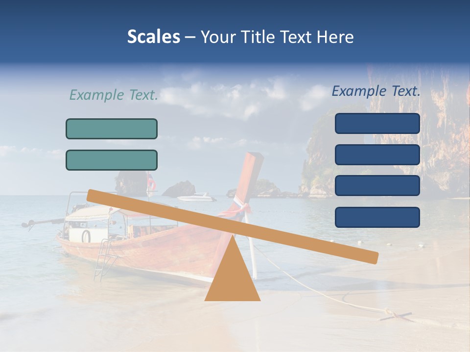 Thailand Coastline Vacations PowerPoint Template