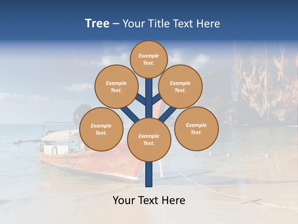 Thailand Coastline Vacations PowerPoint Template