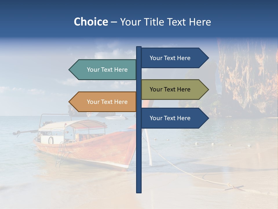 Thailand Coastline Vacations PowerPoint Template