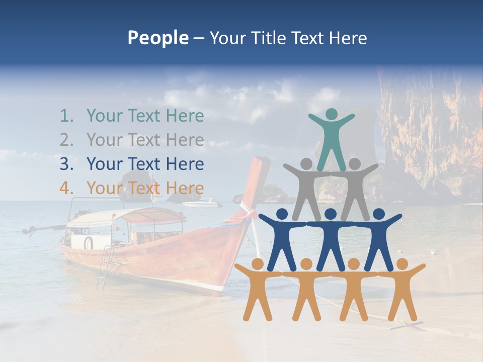 Thailand Coastline Vacations PowerPoint Template