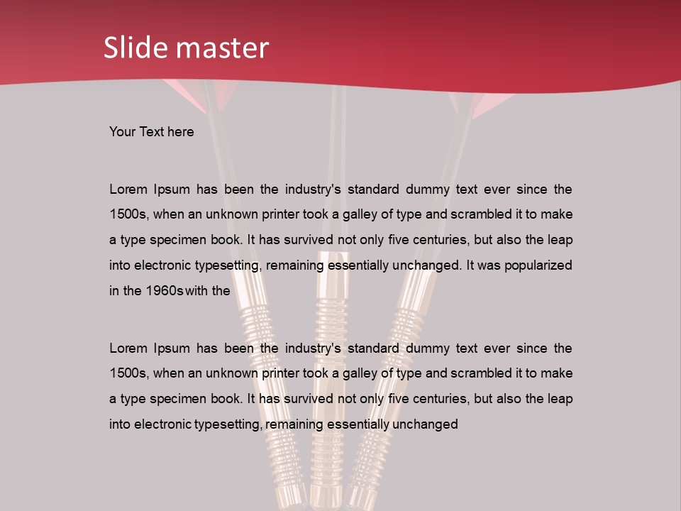 Precision Hit Straight PowerPoint Template