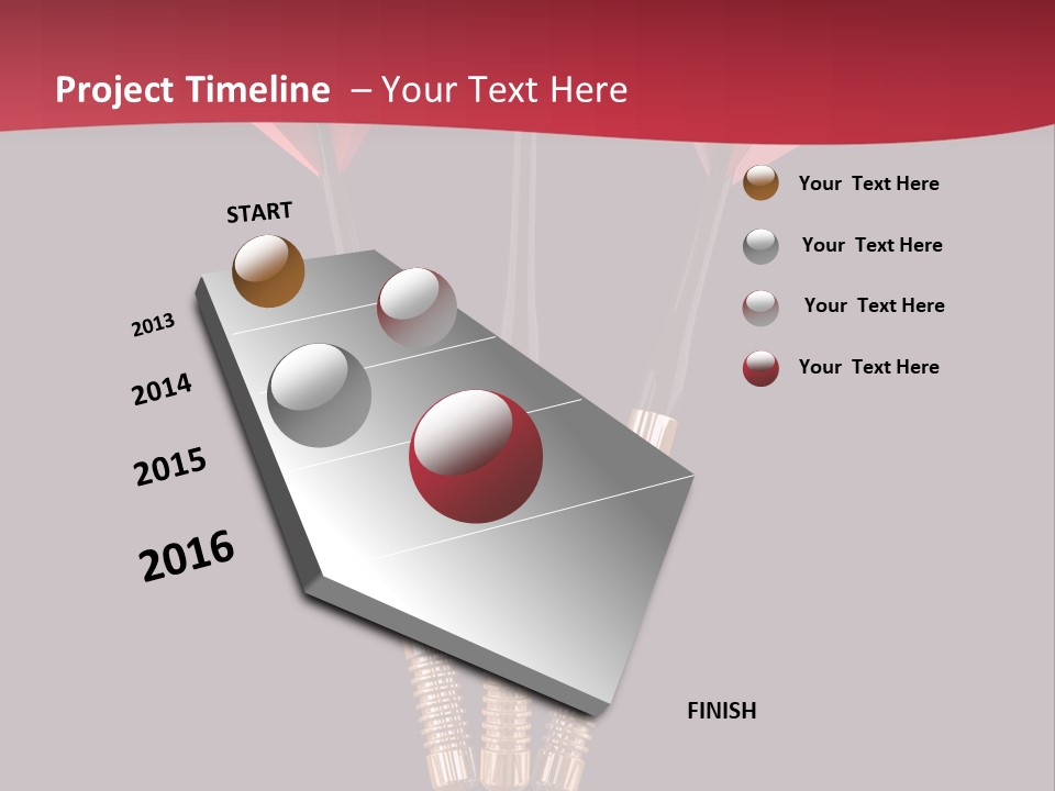 Precision Hit Straight PowerPoint Template