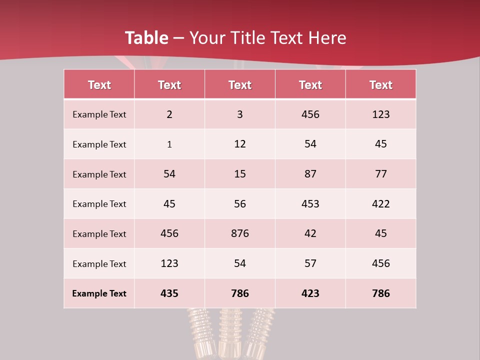 Precision Hit Straight PowerPoint Template