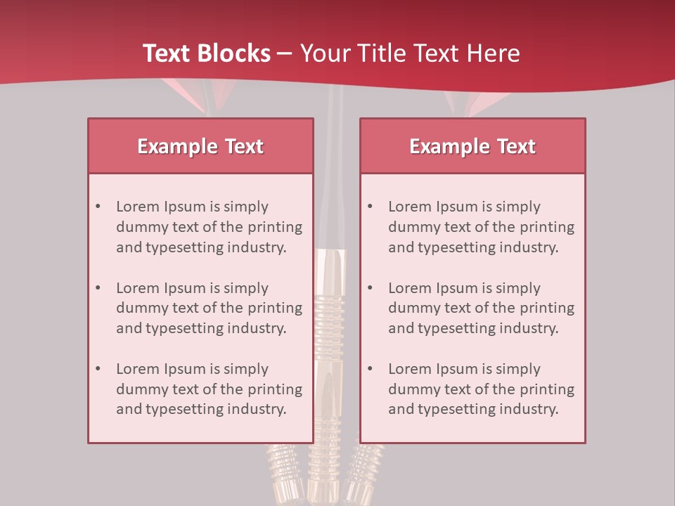 Precision Hit Straight PowerPoint Template