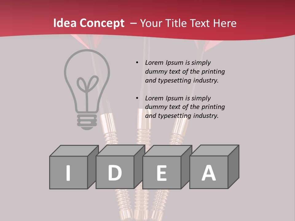 Precision Hit Straight PowerPoint Template