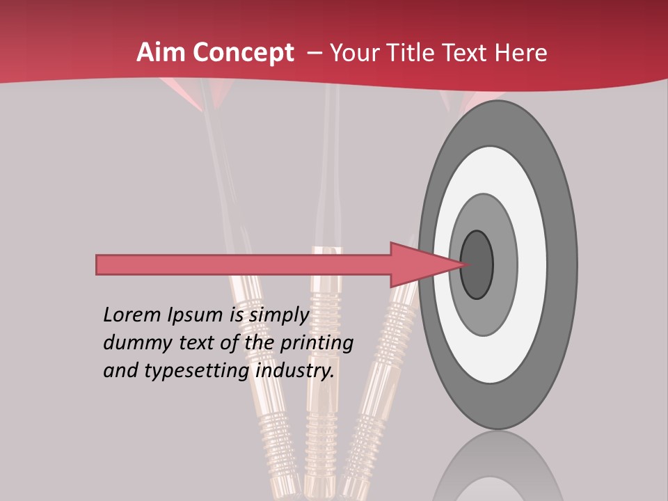 Precision Hit Straight PowerPoint Template