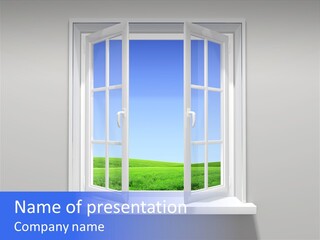 Sky Home Open PowerPoint Template