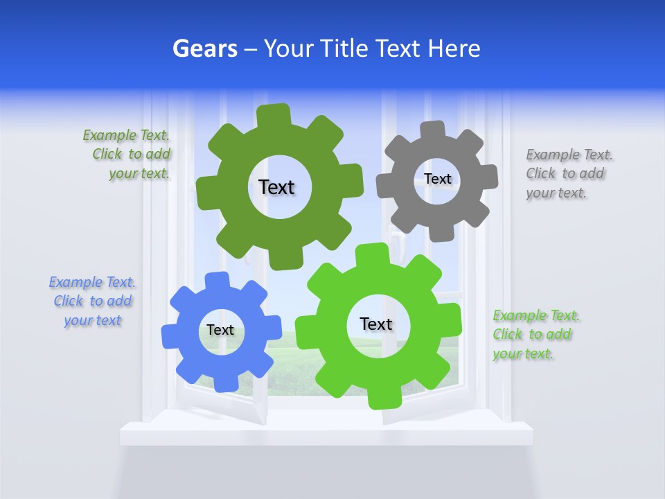 Sky Home Open PowerPoint Template