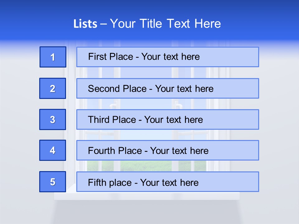 Sky Home Open PowerPoint Template
