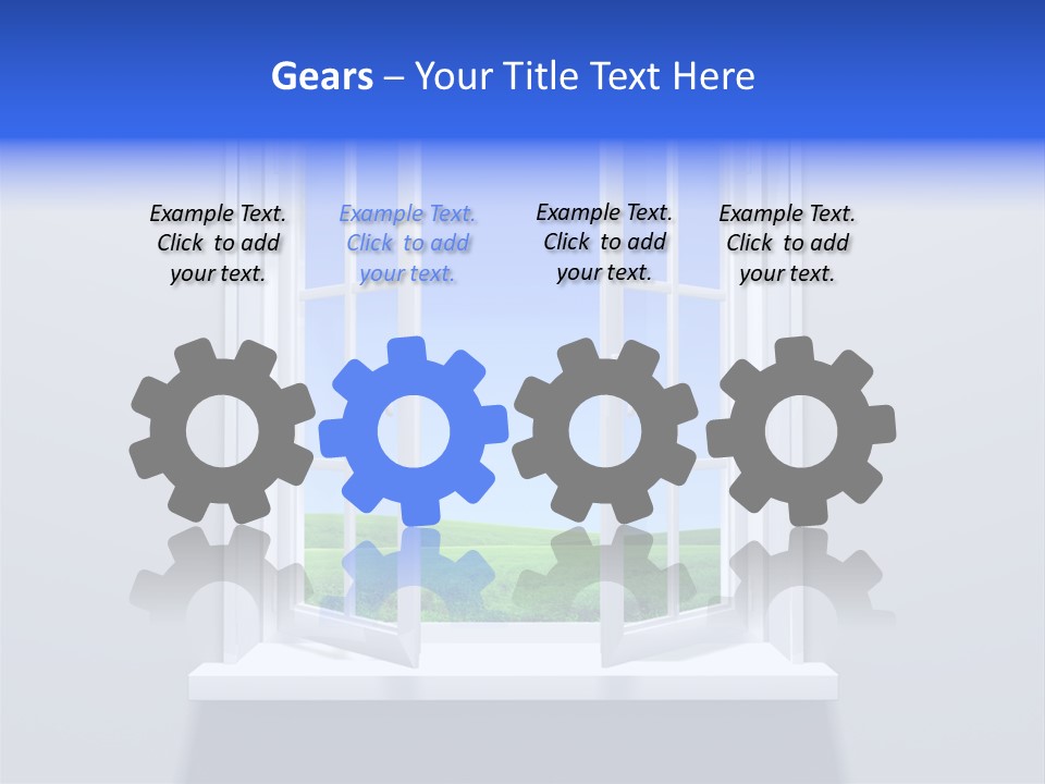 Sky Home Open PowerPoint Template