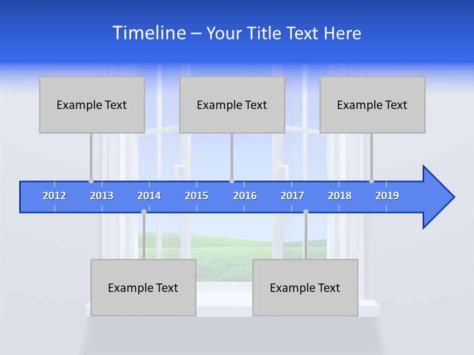 Sky Home Open PowerPoint Template