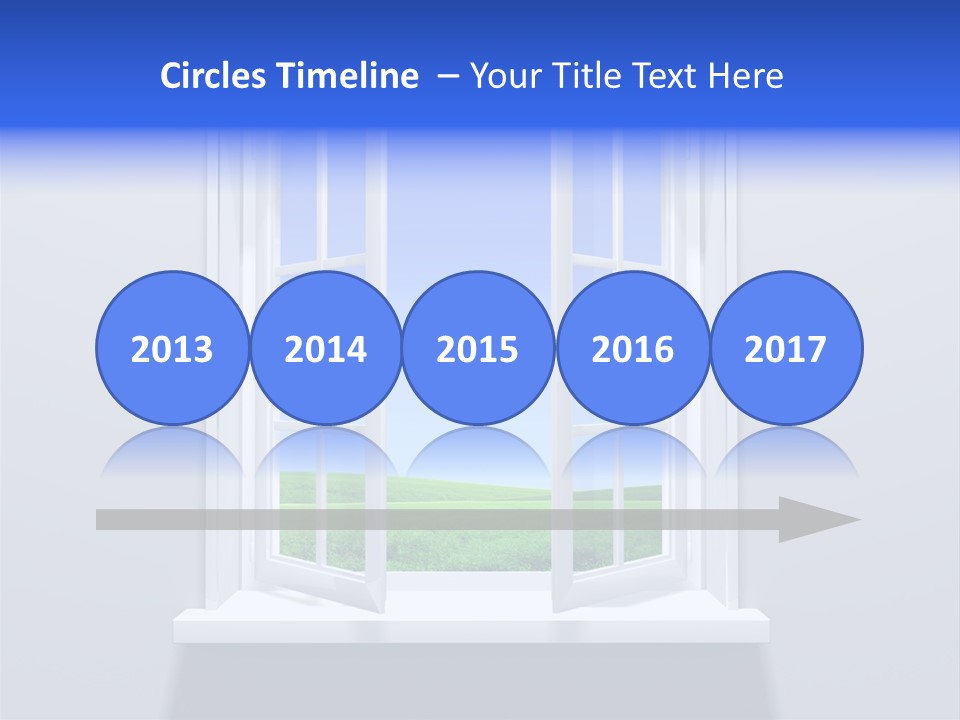 Sky Home Open PowerPoint Template