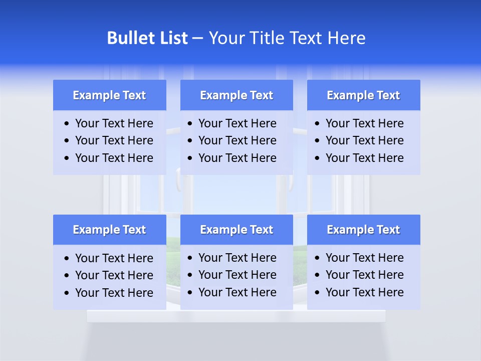 Sky Home Open PowerPoint Template