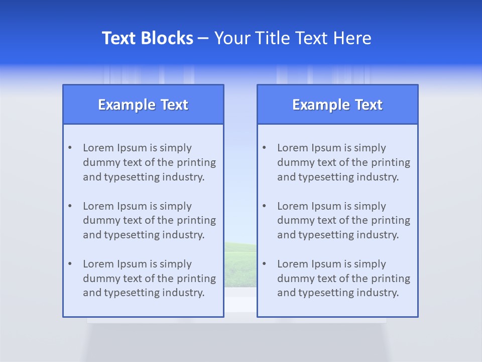 Sky Home Open PowerPoint Template