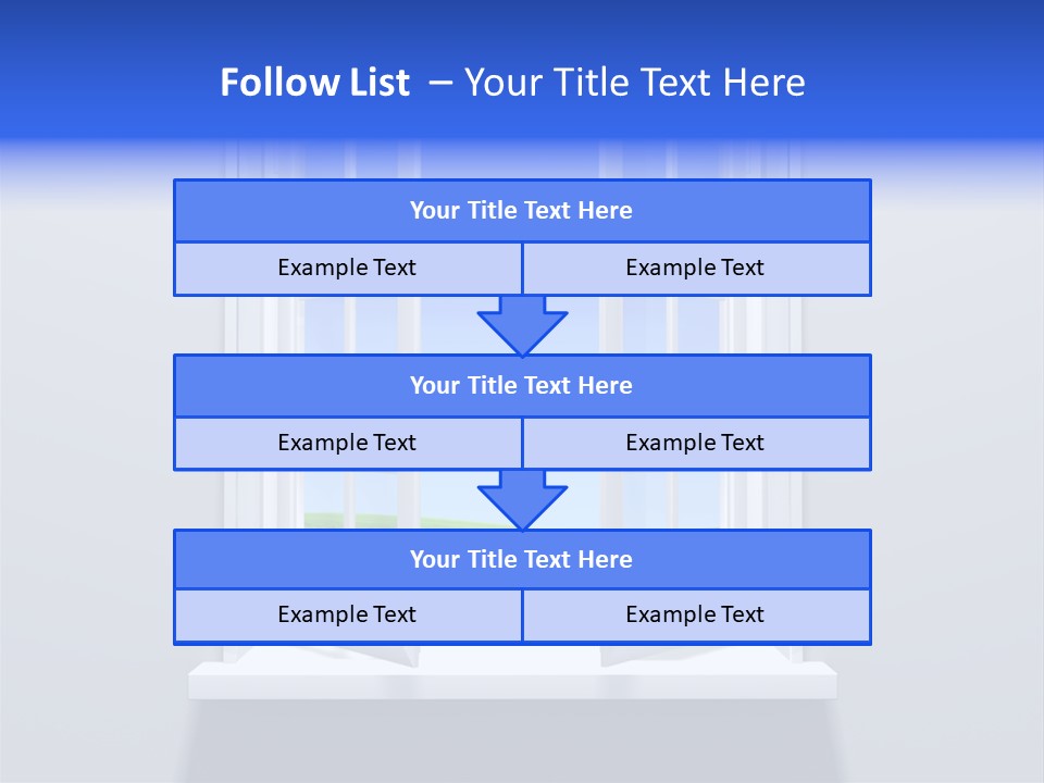 Sky Home Open PowerPoint Template