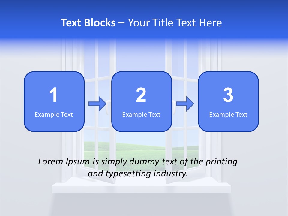 Sky Home Open PowerPoint Template