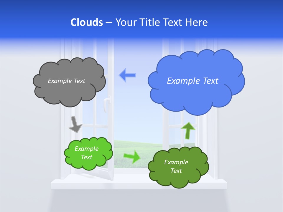 Sky Home Open PowerPoint Template