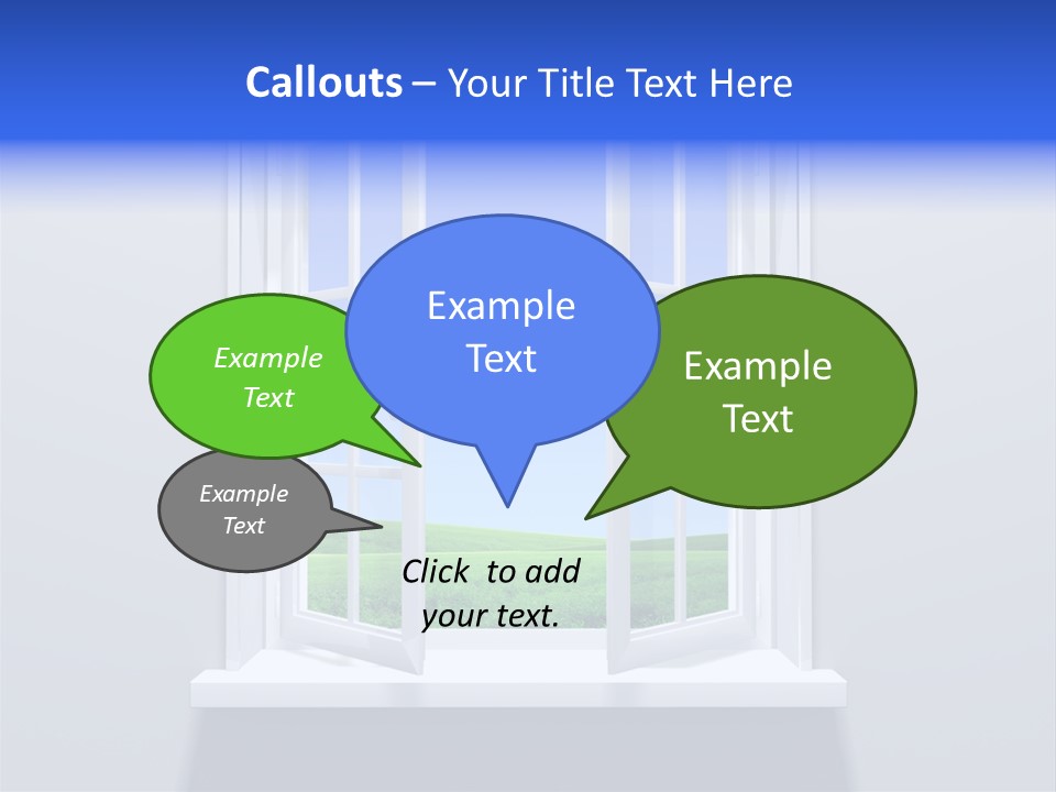 Sky Home Open PowerPoint Template