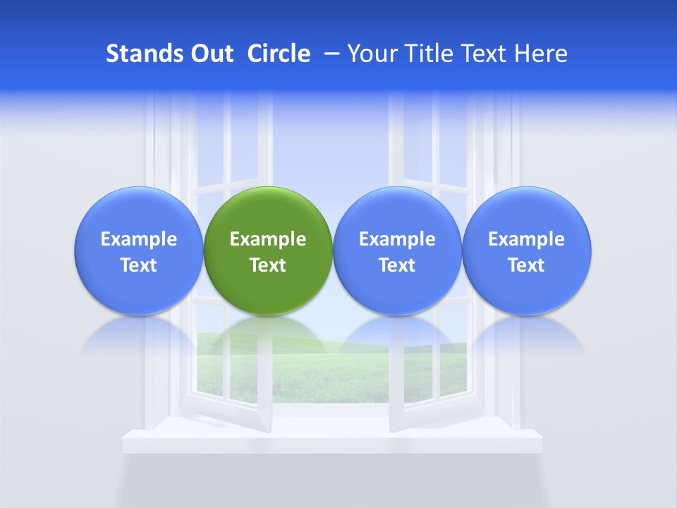 Sky Home Open PowerPoint Template