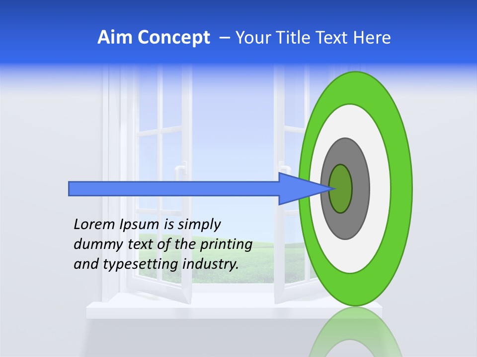 Sky Home Open PowerPoint Template