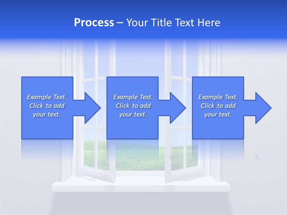 Sky Home Open PowerPoint Template