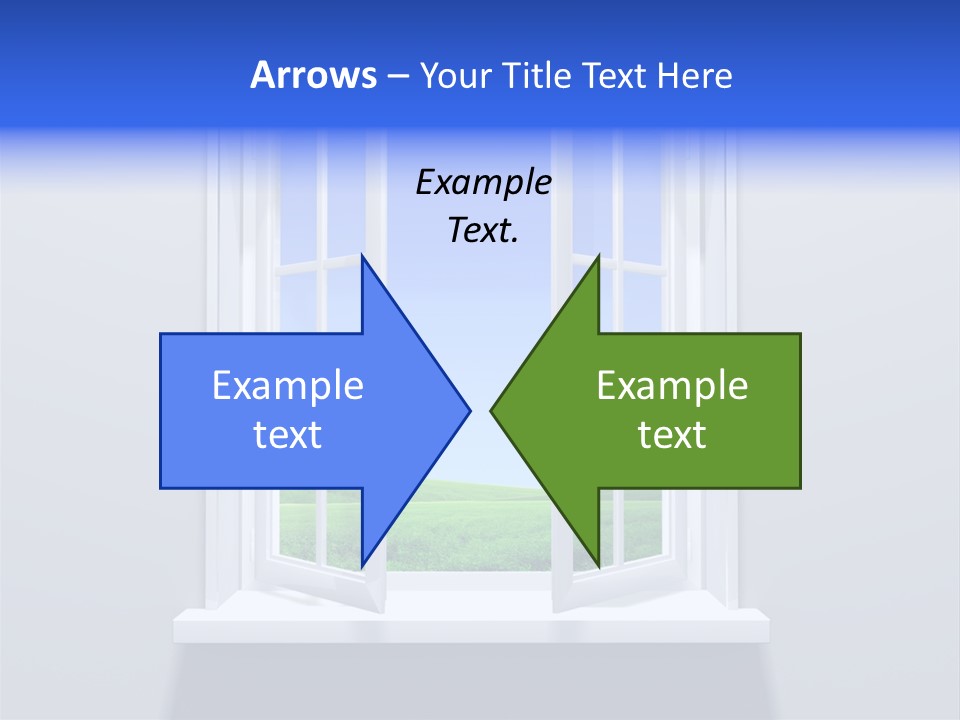 Sky Home Open PowerPoint Template