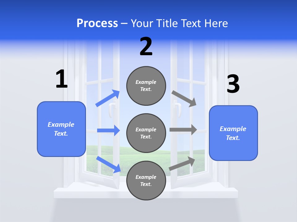 Sky Home Open PowerPoint Template