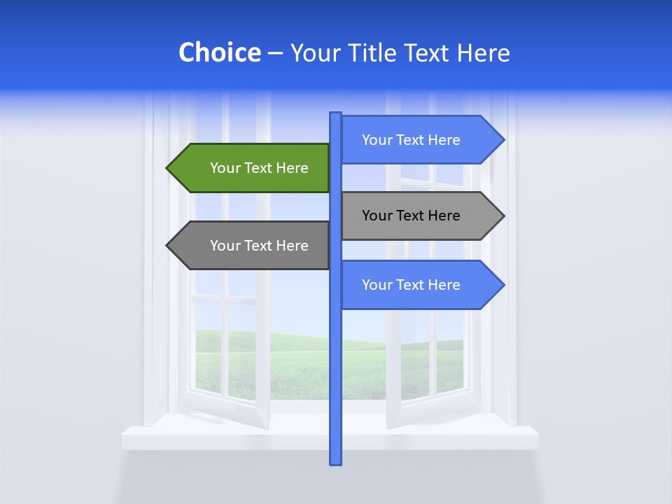Sky Home Open PowerPoint Template