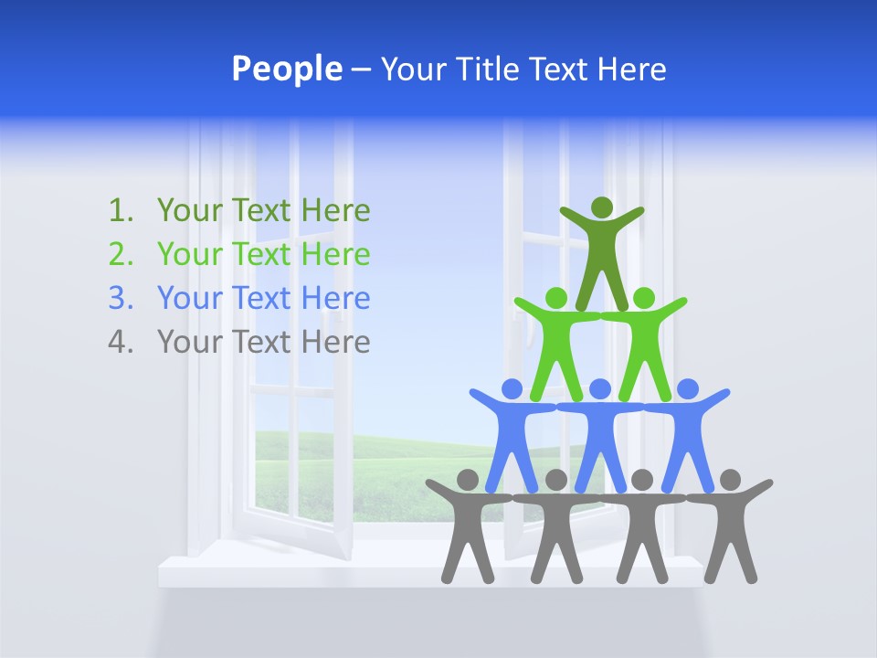 Sky Home Open PowerPoint Template