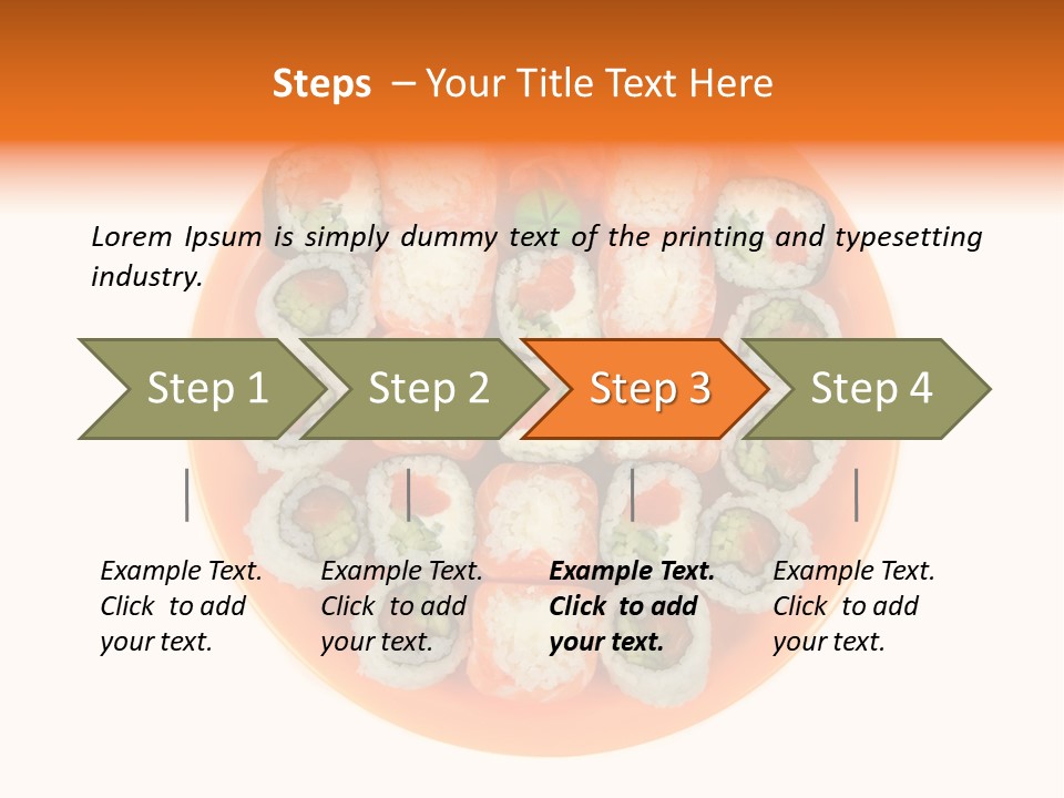 White Raw Asia PowerPoint Template