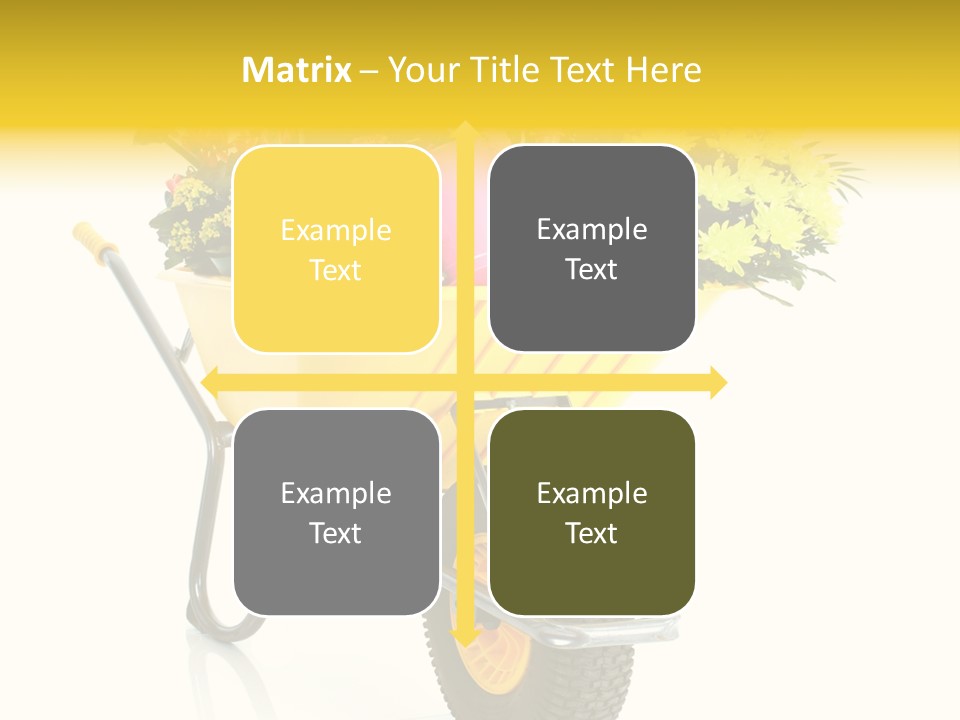 Green Blossom Spring PowerPoint Template