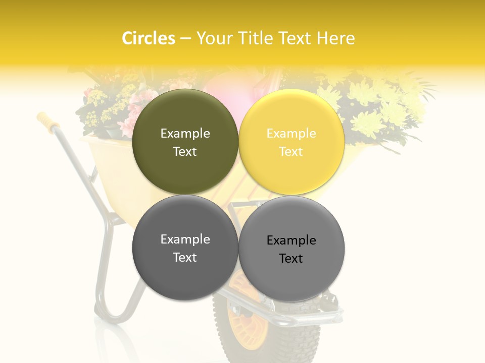 Green Blossom Spring PowerPoint Template