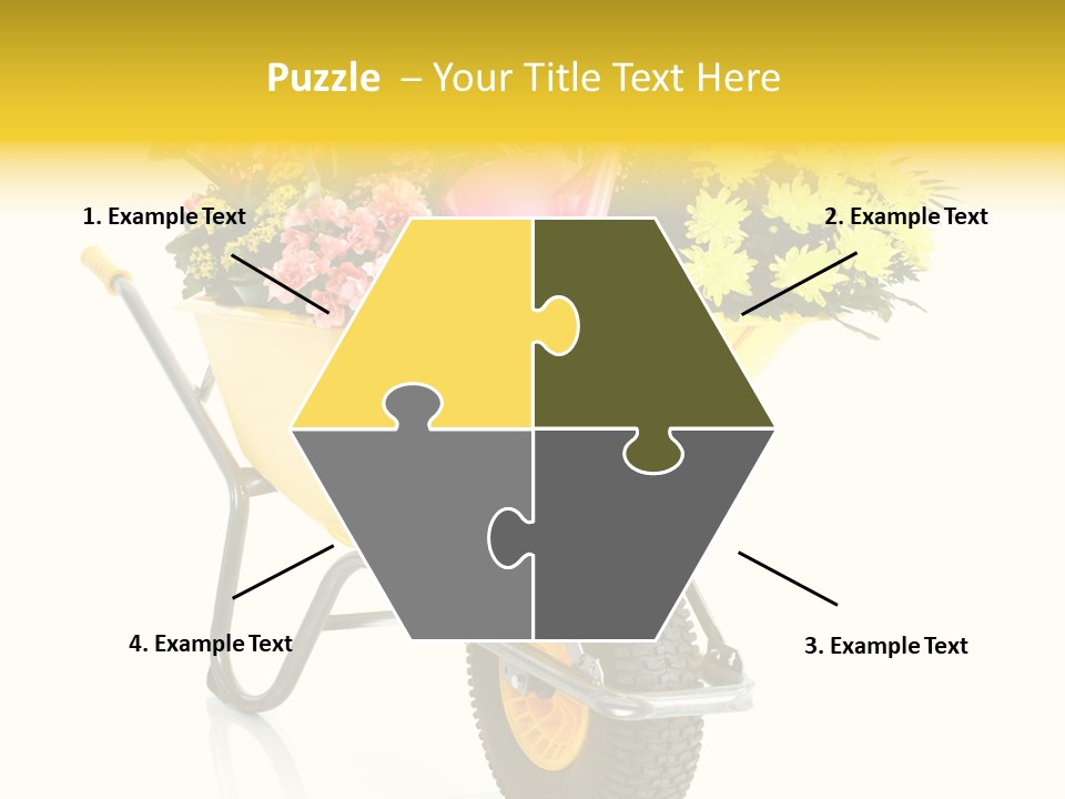 Green Blossom Spring PowerPoint Template