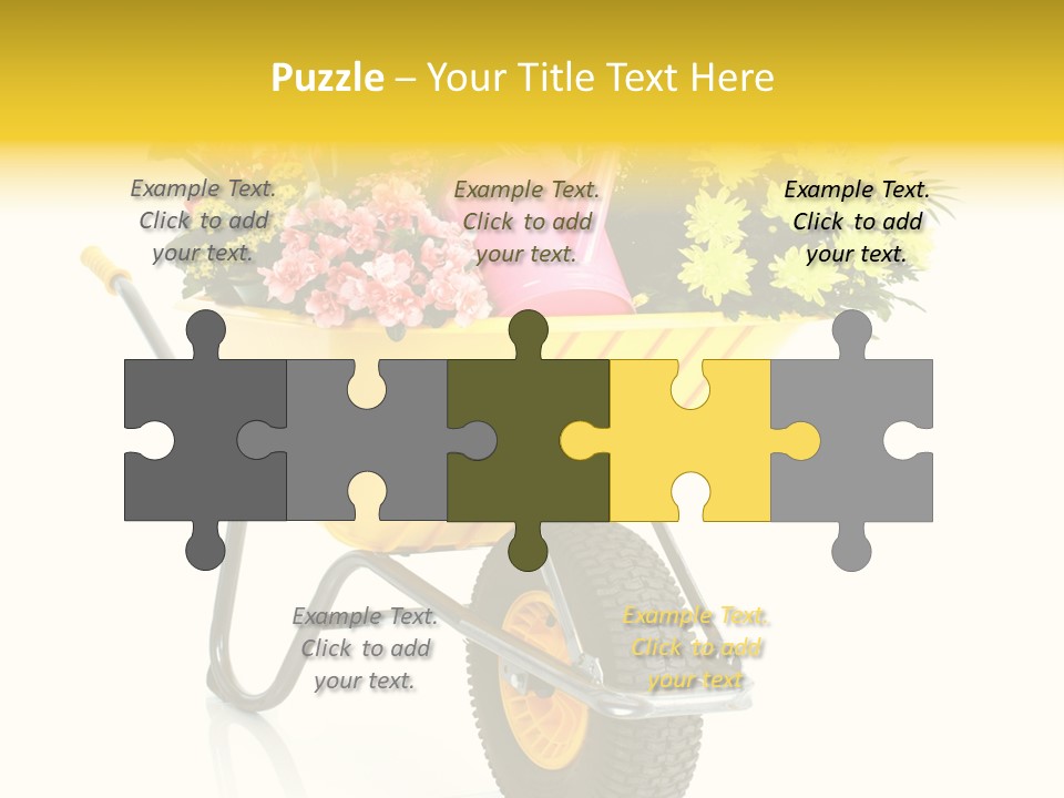 Green Blossom Spring PowerPoint Template