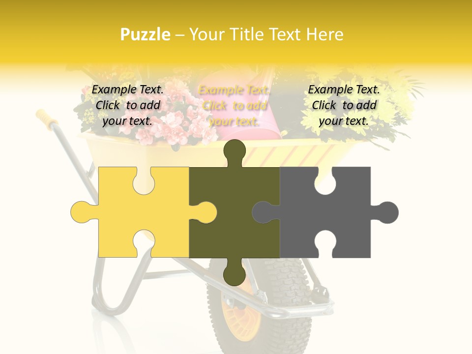 Green Blossom Spring PowerPoint Template