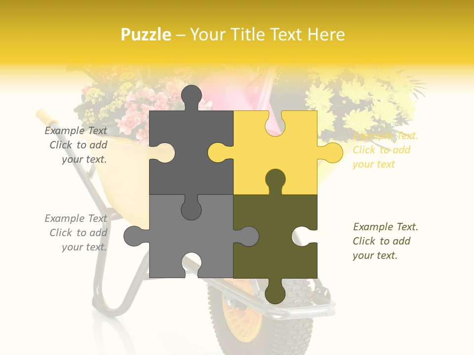 Green Blossom Spring PowerPoint Template