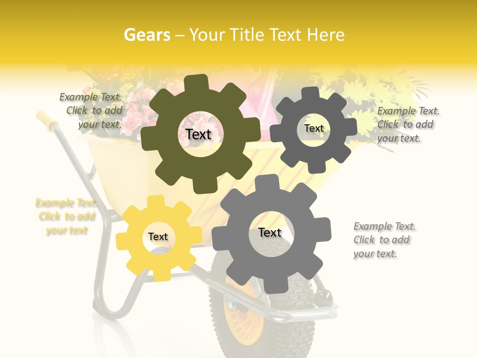 Green Blossom Spring PowerPoint Template