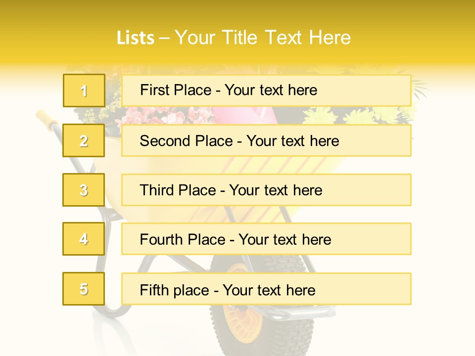Green Blossom Spring PowerPoint Template
