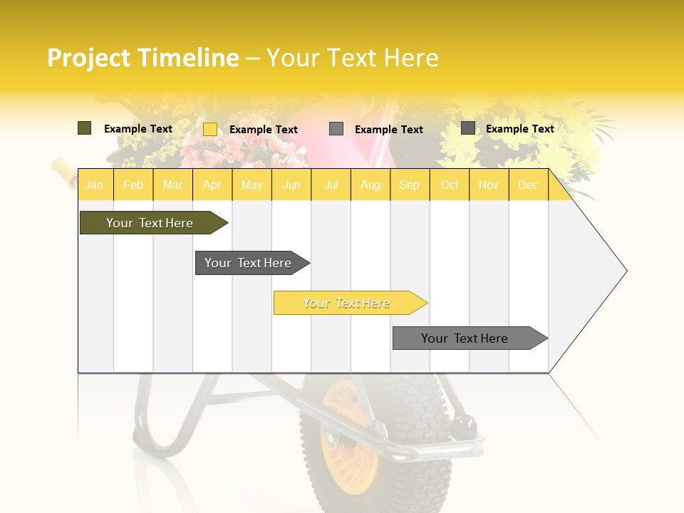 Green Blossom Spring PowerPoint Template