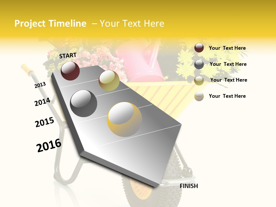 Green Blossom Spring PowerPoint Template