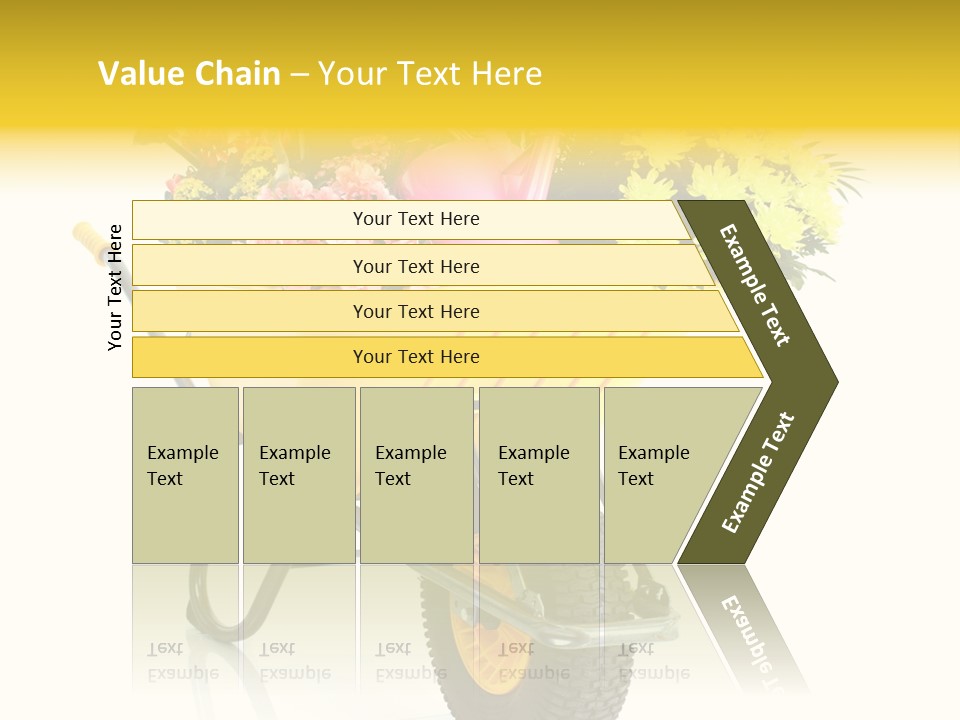 Green Blossom Spring PowerPoint Template
