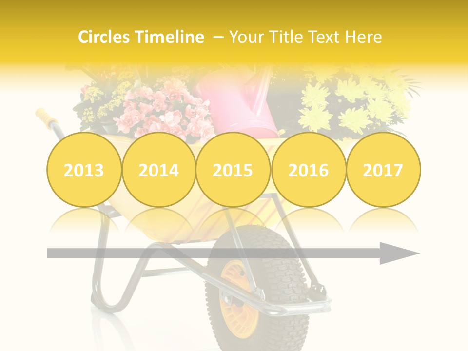 Green Blossom Spring PowerPoint Template